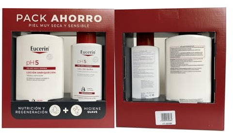 Eucerin Angereicherte Lotion, 1000 ml + Eucerin Gel, 200 ml, 2 Stück