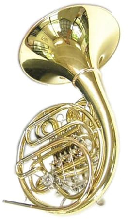 4-Tasten-Doppel-B/F-Taste Gold Waldhorn Oberfläche Goldlack Gelbmessing, Material