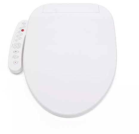 Elektrischer Toilettensitz, Ferngesteuerter Toilettendeckel 4-Gang Einstellbare Elektronisch Beheizter Intelligenter Toilettenabdeckungssitz WC Sitz Klobrille