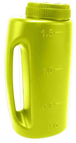 RIZGHWOY Handheld Seed Spreader, ABS Hand Fertilizer Spreader for Garden, Backyard with Salt, Diatomite, Seed Spread, Universal Use (Green)