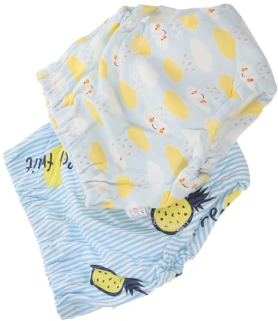 TOYANDONA 2St Trainingshosen waschbare Windeln für Babys UPS keuchen Deckel elastischer taillengürtel Elastischer Gummibund wiederverwendbare Windeln Trainingswindel Tabelle: Babypullover
