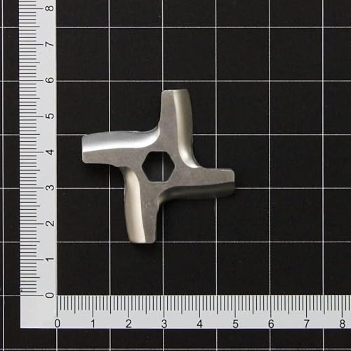 Accessoires 3 pièces de rechange pour hachoir à viande, couteau, lame de hachoir, appareil de cuisine, pièces de rechange compatibles avec Moulinex HV2 HV3 HV4 HV6 HV8 ME406 ME420 ME605 ME650