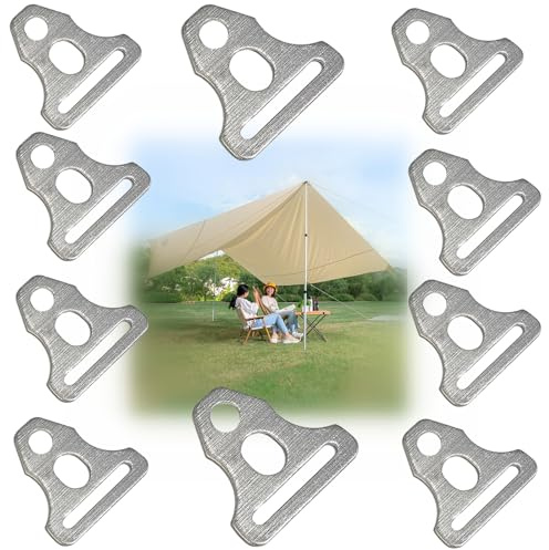 SOYUZERISH Tensor De Cuerdas, Tensador de Cuerdas para Viento en Tiendas de Campaña, Tensor Resistente al Viento para Picnic, Acampada, Senderismo, Exteriores (10)