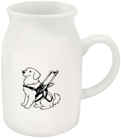 Azeeda 300ml 'Service Dog Golden Retriever ' Ceramic Milk Jug (MJ00020887)
