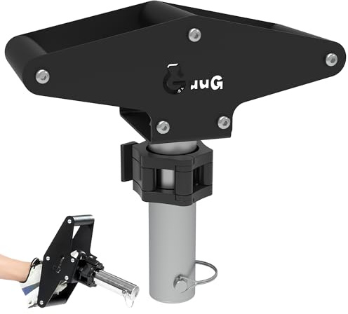 GuuG Tib Bar Tibialis tränare skenbensränare för hemmet | Tränar skenbenmusklerna med justerbar belastning och kompatibelt fäste för 25/50 mm viktskivor