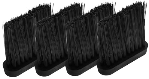 FONDOTIN Spazzola per Pulizia Caminetti 4 Pezzi Testina Resistente per Spolverare e Rimuovere Polvere Accessori Pratici per Scopa a Mano da Cucina Leggera e Portatile per Uso Esterno e
