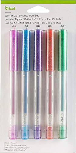 Cricut Glitzer-Gelstift-Set, leuchtende Farben (5 Stück)
