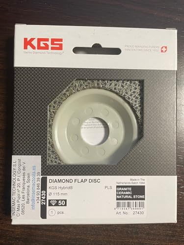 KGS Hybrid - Dischi diamantati per smerigliatura Gold, Grain 50, 115 x 22,23 mm