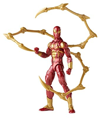 Marvel Legends Series Spider-Man 15 cm große Iron Spider Action-Figur, enthält 2 Accessories