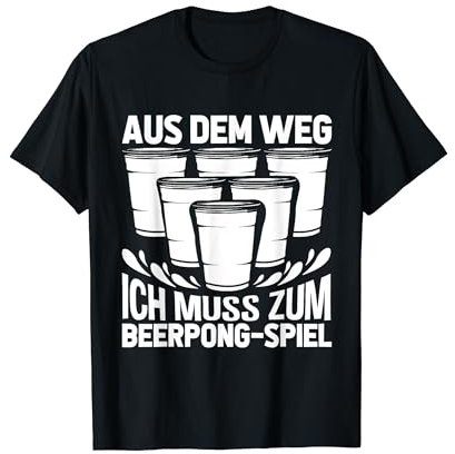 Beerpong Bier Pong Bierpong Herren T-Shirt