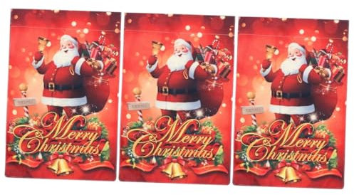Happyyami 3stücke Weihnachtliche Gartenflagge Mit Weihnachtsmannmotiv Wasserdichtes Hängeschild Für Festliche Dekoration Von Garten Terrasse Oder Veranda Charmante Weihnachtsdeko Für