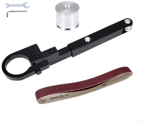 Kit di modifica levigatrice a nastro progettato specificamente per l'uso con smerigliatrici angolari standard