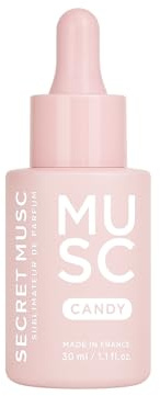 Générique Secret MUSC Candy – Elisir Profumato Intime Gourmand Prodotto in Francia 30 ml Cura del Corpo Donna Profumato Muschio Rosa Dolce e Sensuale