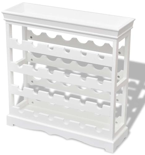 vidaXL Weinschrank Abreu Weiß