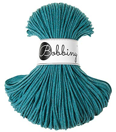 Bobbiny Junior 3 mm - Rope-Garn 100 m - Farbe Teal
