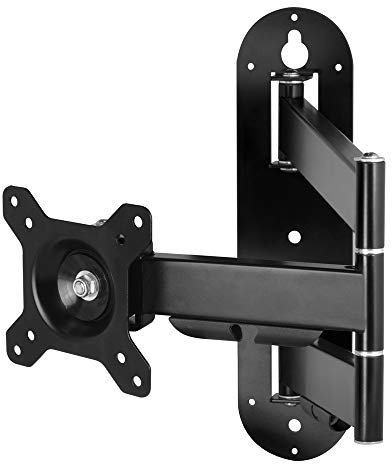 ARCTIC W1C - Supporto Monitor, Staffa a Muro per Televisore, con Montaggio a Parete, Installazione Semplice e Rapida, VESA 75/100, per Schermi da 13″ fino a 43″/49″ Ultrawide - Nero