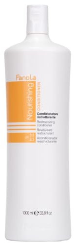 Fanola Restructuring Conditioner, Hydration and Nourishment to Dry, Stressed and Damaged Hair, Enriched Formula with Milk Proteins, 1000