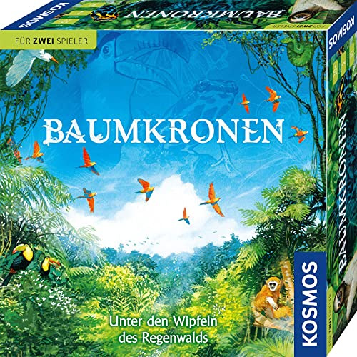 Kosmos 682194 Baumkronen, Unter den Wipfeln des Regenwalds, Spiel für Zwei Personen, Gesellschaftsspiel, Brettspiel ab 10 Jahre zu Regenwald, Bäume, Pflanzen und Tiere