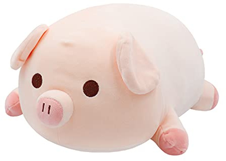 Pig Plush Toy Stuffed Animals Plush Stuffed Pig Soft Toys Cute Cushion Doll Hugging Pillow Children Plushie Cuddly Toy Toddler Gift Kawaii Plushie for Birthday, Home Decoration, 15.7 Inch