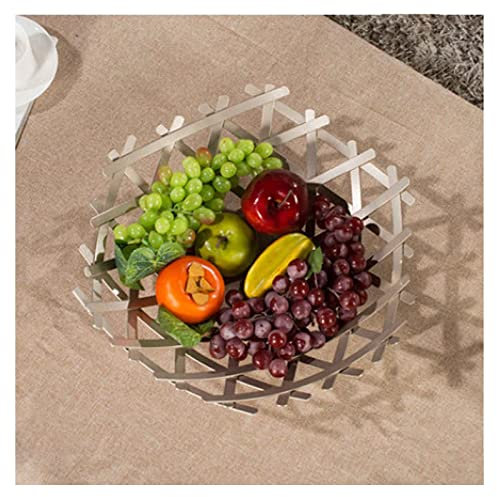 Fruit Basket Fruit Bowl for Kitchen Metal Fruit Bowl For Kitchen Counter, Decorative Bowls For Home Decor, Table Centerpieces, Coffee Table, Dinning Table (Color : C)