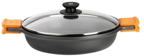 Bra Cazuela Baja Aluminio Fundido Con Tapa Efficient 28 Cm Induccion