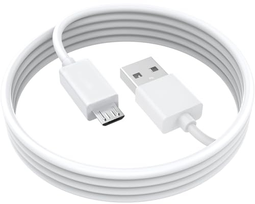 Zosvoses Micro USB Charging Cable Compatible with Simplehuman Mirror 5 8 Round Lighted Makeup Mirror (5ft)