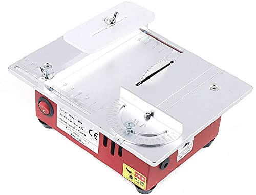 Banco sega da banco per tagli angolari, Sega circolare da tavolo 96 W Sega circolare multiuso for lavorazione del legno 9200 giri/min,