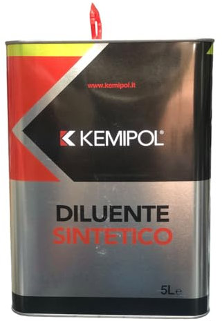 Kemipol Diluente Sintetico Diluizione Smalti Fondi Sintetici e Pulizia Utensili (5 Lt)