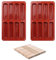 2 Uds Moldes Largos 50 Palitos De Helado Moldes De Silicona Diy Accesorios Para Galletas De Chocolate Moldes Para Hornear De Cocina