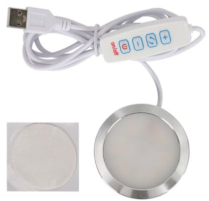 Giyofom Modello di stampa 3D Luce LED Proiettore LED 5 V Luce Notturna Ultra Fine USB Luce LED Regolabile per Kit Lampada Garage