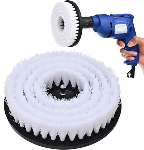 Cabezal de cepillo para taladro, multiusos, juego de cepillos de perforación para juntas, suelos, bañeras, duchas, azulejos, baño y superficies de cocina