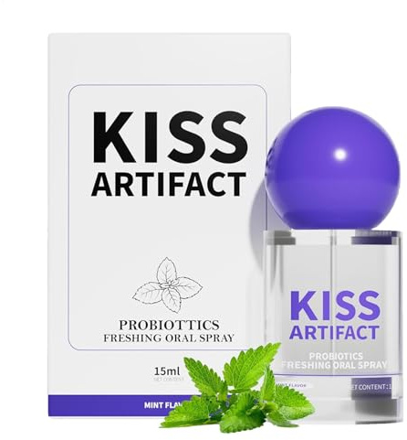 Atemspray – 15 ml Mundspray, Lufterfrischer | Natürliches pflanzliches probiotisches Mundgeruch Spray, orales probiotisches Atemspray für Frische, tragbares Atemspray in Reisegröße zur Erfrischung des