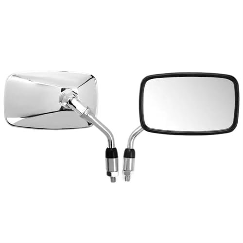 Motorrad Rückspiegel Für Für Vulcan 1500 1700 800 88 750 900 S Universal 10 Mm Motorrad Rückspiegel Chrom Rückansicht Spiegel Lenkerendenspiegel