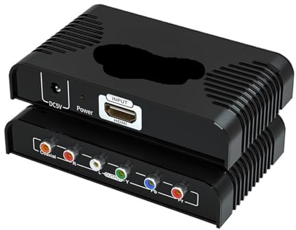 Convertisseur HDMI Vers Composant 1080P Adaptateur De Câble Ypbpr RGB Avec Sortie Audio Coaxiale Numérique For PS4 Apple TV
