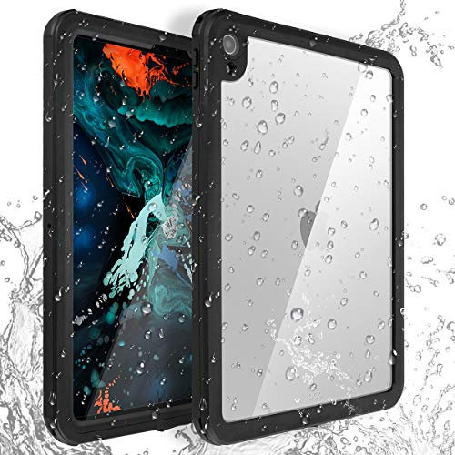 AICase Hülle für IPad Pro 11 Zoll 2018 wasserdichte Hülle mit Kickstand Lanyard,360 Rundum Schutz Transparent Schutzhülle,wasserdicht, schockresistent, mit voller Touchscreen Funktion inkl. Touch ID