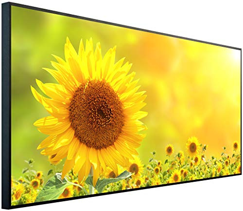 Ecowelle Infrarotheizung mit Bild | 1200 Watt | 60x120 cm | Infrarot Heizung| | Made in Germany| a 41 Sonnenblume