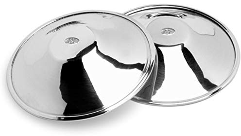 Paar Cap Hütchen D 5 cm für die Brustwarzen Silber 925 Sterling in Premium Verarbeitung