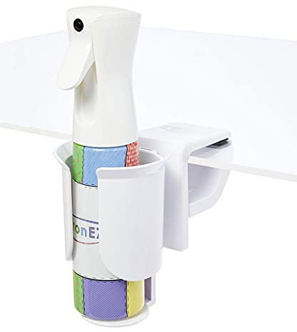 IronEZ Ironing Board Spray Bottle Holder With Misting Spray Bottle