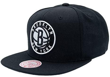 Mitchell & Ness NBA Team Ground 2.0 Snapback - Brooklyn Nets, Black