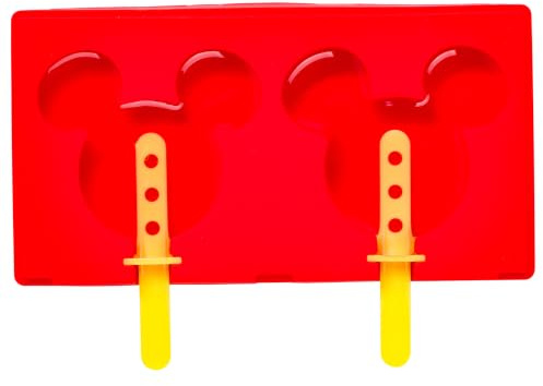 Disney Mickey Mouse 2-Piece Silicone Popsicle Mold Maker Set