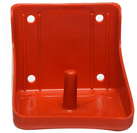 Mipcase Futterbox Viehfütterungsbox Rinderfütterer Schaffütterer Kunststoff Und Eisen Für Lange Lebensdauer Rot Für Rinder Schafe Pferde Und Andere Nutztiere