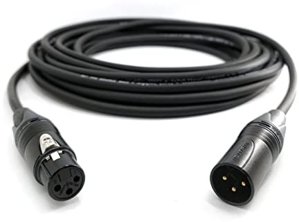 Selected Cable 50m Mikrofonkabel XLR 3pol hochflexibel mit SC-Source MKII 0,25 mm² NEUTRIK® XX-Stecker - SC-XLR-SRC-NC3XX-B-5000-SW - 164.04 ft