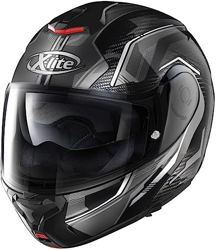 X-lite X-1005 Ultra Carbon Alchemix N-Com Klapphelm, schwarz/grau, 2XL (64)