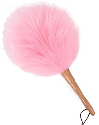 ACiyD Staubbürste Staubfeger-Staubwedel Auto-Staubwedel Staubfeger-Haushalts-Auto-Staubwedel zum Reinigen (Color : Yellow Hair Tip-Medium) (Rosa)