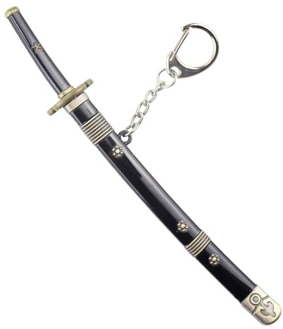 BJPERFMS Llavero Piece, 15CM llavero katana, Keychain, Llavero Anime, Llaveros Personalizados, Accesorios de Cosplay Piece, Llave Colgante Cumpleaños para Fans Hombre