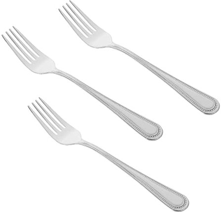 HOLIDYOYO 3pcs Boys and Girls Forks Salad Forks Stainless Steel Dessert for Family Party