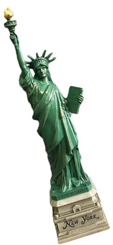 PRETYZOOM Detaillierte Freiheitsstatue Miniatur aus Synthetischem Harz Leicht zu Reinigen Kreative Dekoration mit Künstlerischem Flair für Büro und Reisesouvenir