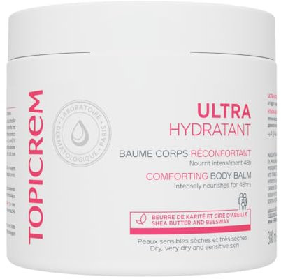 Topicrem - Loción corporal calmante ultra hidratante - Nutre, protege e hidrata la piel - Textura rica, fragancia suave, piel sensible y seca, a partir de 3 años, producción francesa - 380 ml