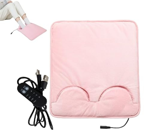 Elektrischer Fußwärmer Heizmatte Tasche USB Bein Ganzkörper Herren Damen | Elektrisches Fußheizkissen Körperwärmer für Ganzkörper Bauch Krämpfe Herren Damen Kinder Kälte Schlafzimmer Wohnzi
