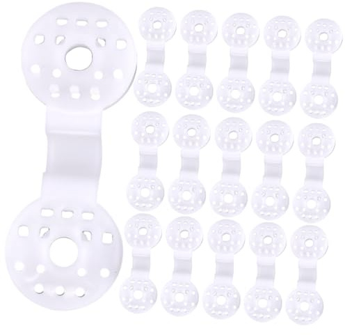 VICASKY 50 pièces Clips de Fixation pour Filet de Jardin Plastique Clips Ombrage Résistants Aux Intempéries pour Toile de Protection Solaire et Serre